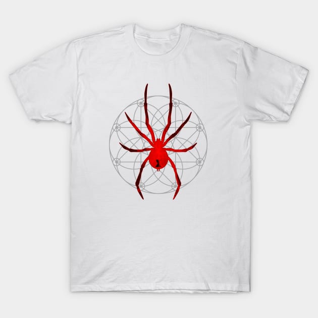 Red Widow T-Shirt by PalmGallery